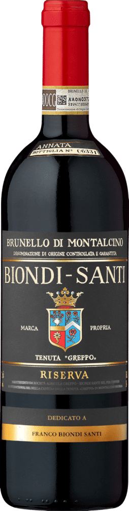 Biondi-Santi Brunello di Montalcino Riserva  - ab 3 Flaschen in der Holzkiste