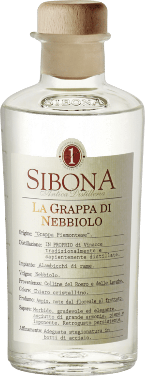 Sibona Grappa di Nebbiolo