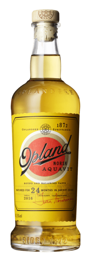 Opland Norwegian Aquavit in Geschenkverpackung