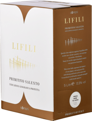 a6mani LIFILI Primitivo Salento - 5l-Bag-in-Box