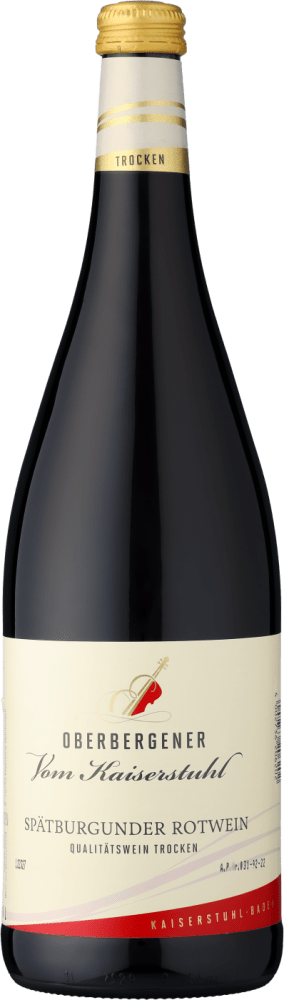 Oberbergener Vom Kaiserstuhl Spätburgunder Rotwein- 1l