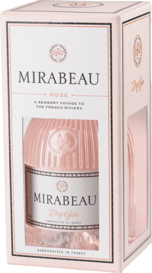 Mirabeau Dry Gin in Geschenkverpackung