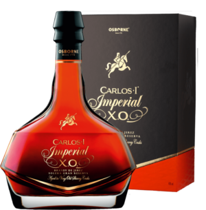 Carlos I Imperial X.O. Brandy de Jerez Solera Gran Reserva in Geschenkverpackung