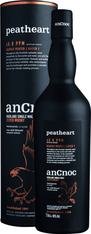 anCnoc »Peatheart 40.0 PPM« Highland Single Malt Scotch Whisky